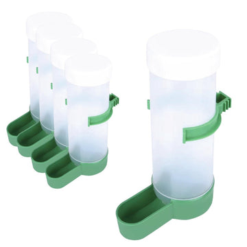 5x Bird Cage Food Dispenser Feeder Automatic Pet Parrot Budgie Cockatiel Aviary - RnR Galore