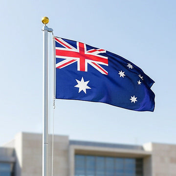 6.0m Flag Pole Full Set / Kit w Australian Flag - RnR Galore