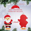 60pcs Mini Christmas Ornaments for Mini Tree Decorations Small Christmas Ornaments Resin Miniatures for Craft Christmas Decor - RnR Galore
