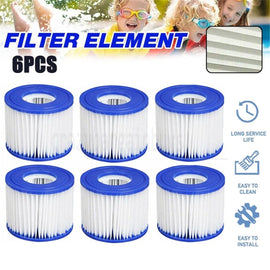 6PCS Replacement Bestway VI Filter Cartridge Inflatable Lay - Z - Spa Filters 58323 - RnR Galore
