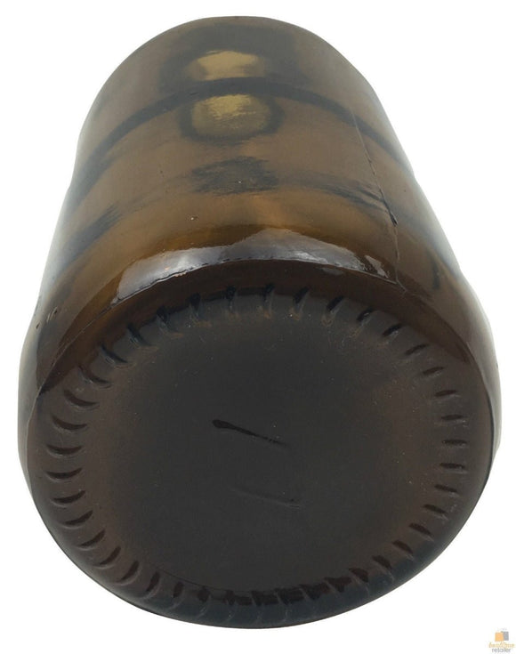 6x 600ml Amber Glass Bottle Cosmetic Essential Oil General Purpose Storage - RnR Galore
