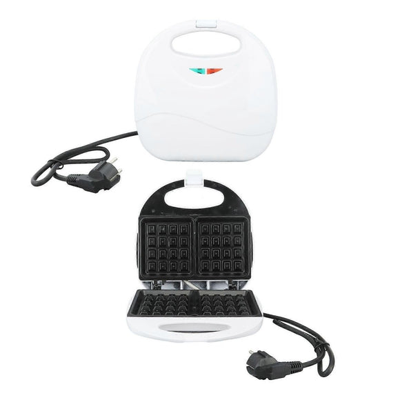 750W Mini Waffle Maker - Nonstick Aluminum Alloy Waffle Iron for Breakfast, Easy to Use - RnR Galore