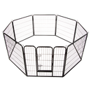 8 Panel Heavy Duty Pet Dog Playpen Puppy Exercise Fence Enclosure Cage - RnR Galore
