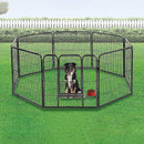 8 Panel Heavy Duty Pet Dog Playpen Puppy Exercise Fence Enclosure Cage - RnR Galore
