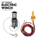 800kg Electric Hoist Winch Crane 12V Swivel Car Truck UTE Lift 360° Pick Up - RnR Galore