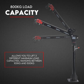 800kg Electric Hoist Winch Crane 12V Swivel Car Truck UTE Lift 360° Pick Up - RnR Galore