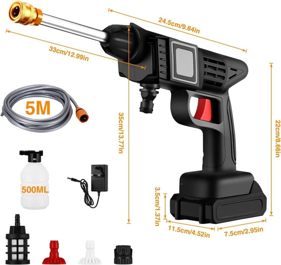 88V Cordless Electric High Pressure Washer Water Spray Gun Car Cleaner 2 Battery - RnR Galore
