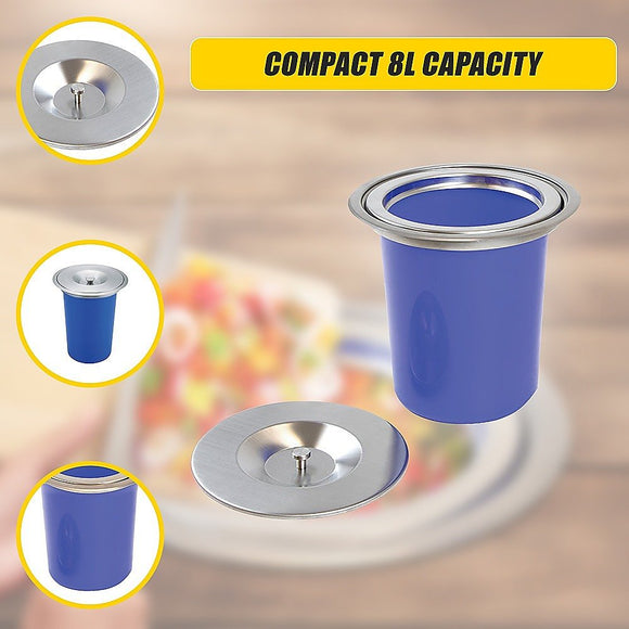 8L Concealed Benchtop Bin - RnR Galore