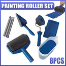 8Pcs/Set Pro Paint Roller Brush Handle Flocked Edger Wall Painting Hand Tool - RnR Galore