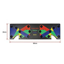 9 in 1 Push Up Board Yoga Bands Fitness Workout Train Gym Exercise Pushup Stand - RnR Galore
