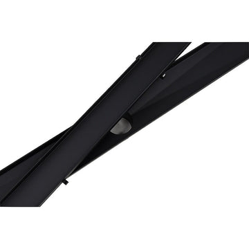 900mm Tile Insert Bathroom Shower Black Grate Drain w/Centre outlet Floor Waste - RnR Galore