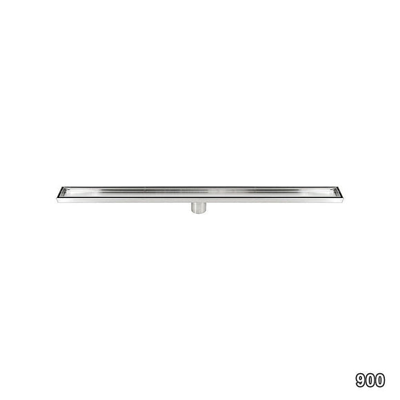900mm Tile Insert Bathroom Shower Stainless Steel Grate Drain w/Centre outlet Floor Waste - RnR Galore