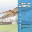 9FT Patio Umbrella Outdoor Garden Table Umbrella with 8 Sturdy Ribs - RnR Galore