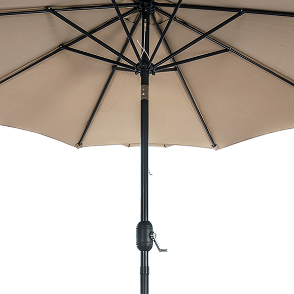 9FT Patio Umbrella Outdoor Garden Table Umbrella with 8 Sturdy Ribs - RnR Galore