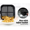 Devanti Air Fryer 7L LCD Fryers Black-7