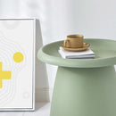 Artiss Coffee Table Round 52CM Plastic Green-6