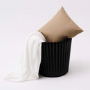 Artiss 2x Bar Stools Cupcake Plastic Foot Stool Black-5