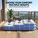 Weisshorn Queen Air Mattress with Rechargeable Cordless Pump 46cm-7