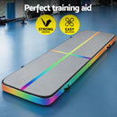 Everfit 4X1X0.2M Air Track Inflatable Tumbling Mat Gymnastics Yoga Mat-4