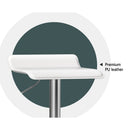 Artiss 4x Bar Stools Faux Leather Chair White-3