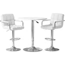 Artiss Bar Table and Stools Set Dining Desk Kitchen Chairs Cafe Pub-1