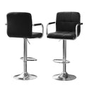 Artiss Bar Table and Stools Set Dining Desk Kitchen Chairs Cafe Pub-3