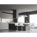 Artiss 2x Bar Stools Gas Lift Leather Padded White-6