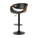 Artiss Bar Stools Gas Lift Leather w/Armrest-14
