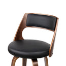 Artiss 2x Bar Stools Swivel Leather Chair 65cm-12
