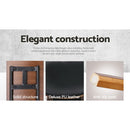 Artiss 4x Bar Stools Leather Padded w/Backrest-7