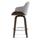 Artiss Bar Stools Swivel Velvet Padded Wooden-6