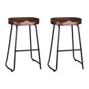 Artiss 2x Bar Stools Tractor Seat 65cm-15