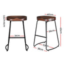 Artiss 4x Bar Stools Tractor Seat 65cm-4