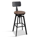 Artiss Bar Stools Kitchen Counter Chairs Vintage Metal Chairs-1