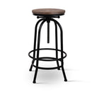 Artiss Bar Stools Adjustable Wood Chairs-1