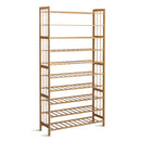 Artiss Shoe Rack Cabinet Bamboo 10-tier 50 Pairs-3