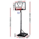 Everfit 2.6M Basketball Hoop Stand System Adjustable Portable Pro Kids Clear-2