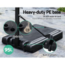 Everfit 2.6M Basketball Hoop Stand System Adjustable Portable Pro Kids Clear-6