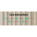 Artiss 2X Blockout Curtains Eyelet 180x213cm Beige-7