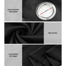 Artiss 2X Blockout Curtains Eyelet 240x230cm Black-6