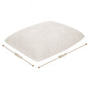 Artiss 3 in 1 Bean Bag Chair Cover (No Filler) Convertible Bean Bag for Adults, Corduroy Stuffed Animal Storage Bean Bag Cover Washable for Living Room Bedroom, Beige-3