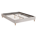 Artiss Bed Frame Double Size Beige ZORA-1