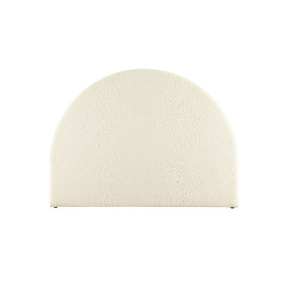 Artiss Bed Head Headboard Bed Frame Queen Boucle - GREI White