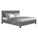 Artiss Neo Bed Frame Fabric - Grey Double-8