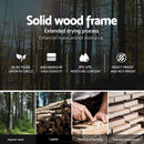 Artiss Neo Bed Frame Fabric - Grey King Single-4