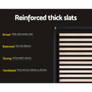 Artiss Neo Bed Frame Fabric - Grey King Single-5