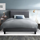 Artiss Neo Bed Frame Fabric - Grey King Single-7