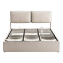 Artiss Queen Bed Frame Gas Lift Storage 3 Drawers Adjustable Headboard Platform Base-3