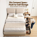 Artiss Queen Bed Frame Gas Lift Storage 3 Drawers Adjustable Headboard Platform Base-7