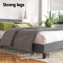 Artiss Bed Frame King Size Grey NEO-5